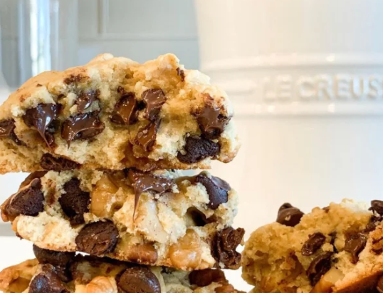 Order Chocolate Chip Cookies by Just Cookies by K food online from Nerve Coffee store, Brownsville on bringmethat.com