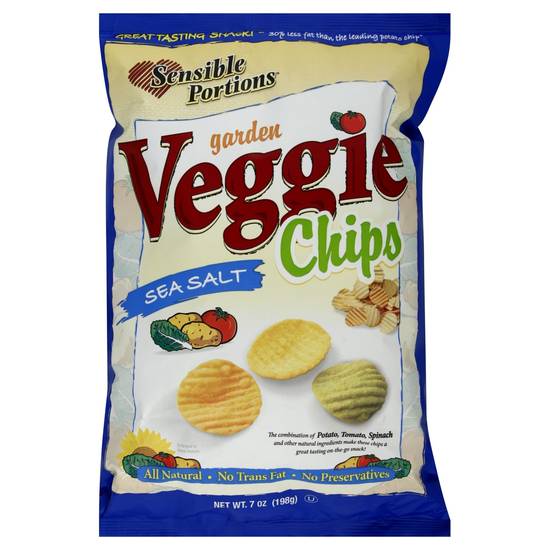 Order Sensible Portions Garden Veggie Chips Sea Salt (7 oz) food online from Rite Aid store, Yamhill County on bringmethat.com