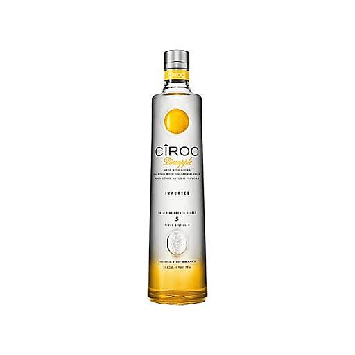 Order Ciroc Pineapple Vodka (750 ML) 107892 food online from BevMo! store, Citrus Heights on bringmethat.com