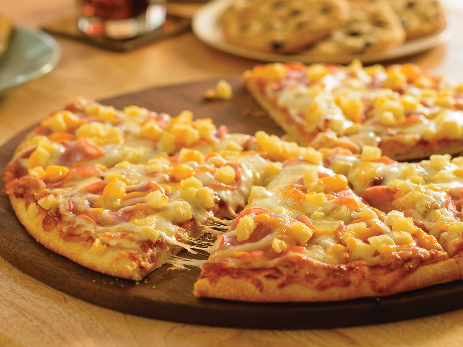 Order Hawaiian Pizza (Baking Required) food online from Papa Murphy Pizza store, Arvada on bringmethat.com