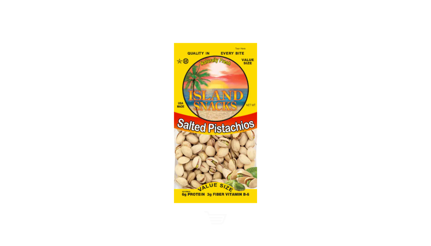 Order Island Snacks Salted Pistachios 4 oz food online from Ross Liquor store, Sylmar on bringmethat.com