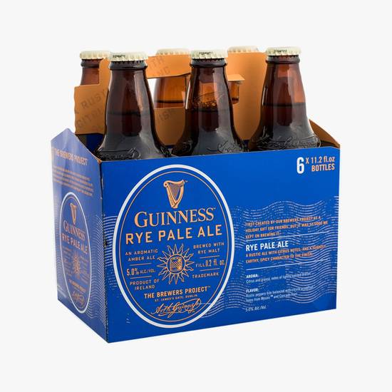 Order Guinness Rye Pale Ale 6 Pack  food online from Goodie Liquor And Wine store, Santa Monica on bringmethat.com