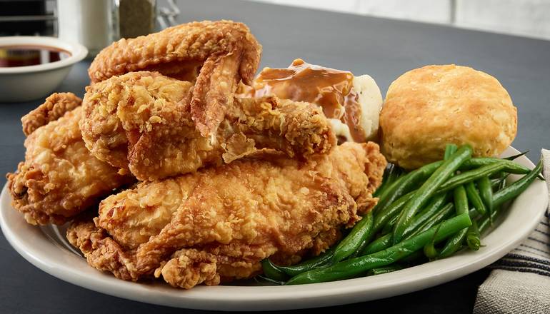 Order Fried Chicken Plate food online from Metro Diner store, Pooler on bringmethat.com