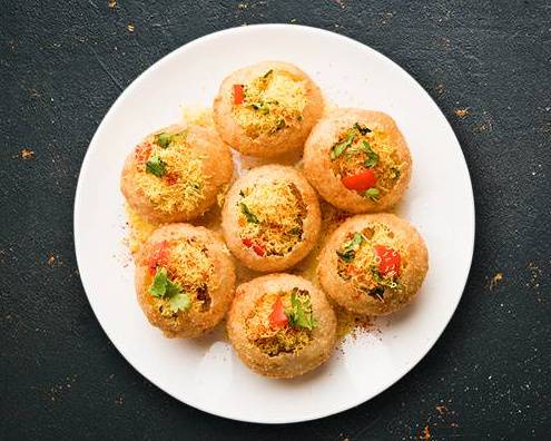 Order Bombẚy Sev Puri food online from Bombay Sandwich Co. store, Tempe on bringmethat.com
