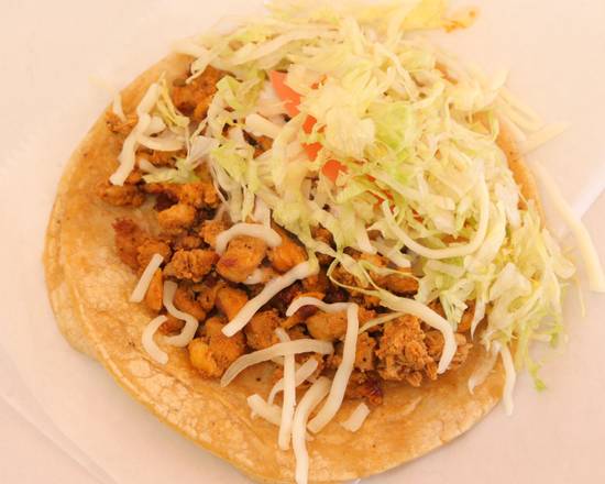 Order Chicken taco      food online from Petey's Restaurant store, Chicago on bringmethat.com