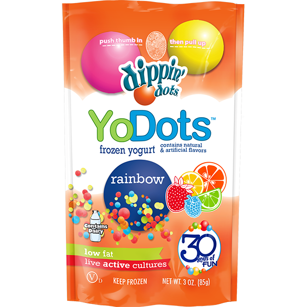 Order YoDots™ Rainbow food online from Dippin' Dots store, Sugar Land on bringmethat.com