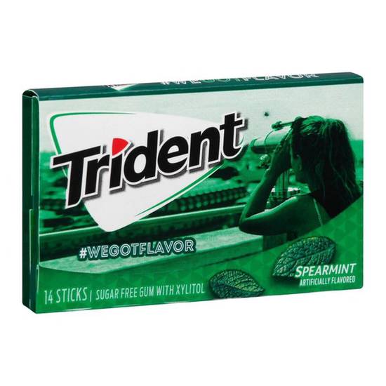 Order Trident Spearmint food online from Pantry 1 Food Mart store, Crum Lynne on bringmethat.com