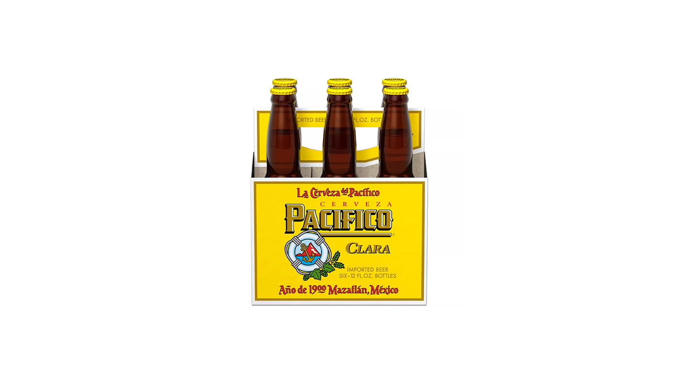 Order Pacifico 6 Pack Bottles food online from Chevron Extramile store, San Jose on bringmethat.com