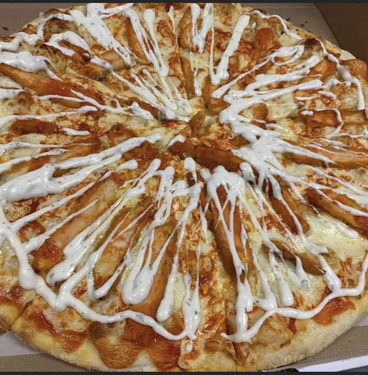 Order Buffalo Chicken Pizza food online from Mr Pizza Fried Chicken store, Asbury Park on bringmethat.com