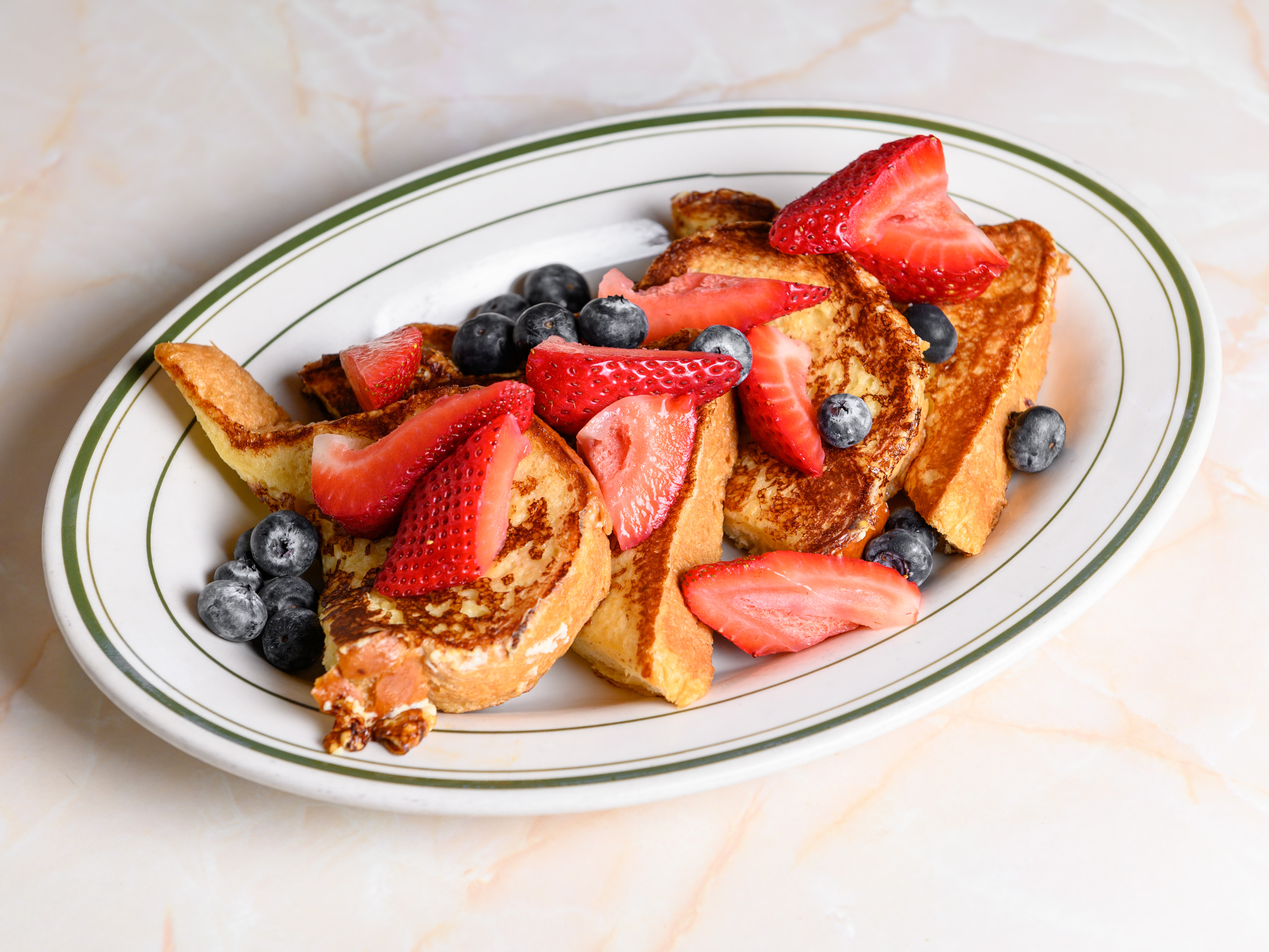 Order Challah French Toast food online from Ritz Diner store, New York on bringmethat.com