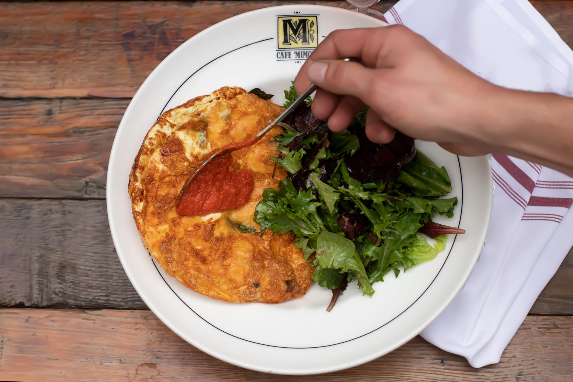 Order Mimosa Omelette food online from Cafe Mimosa store, San Clemente on bringmethat.com