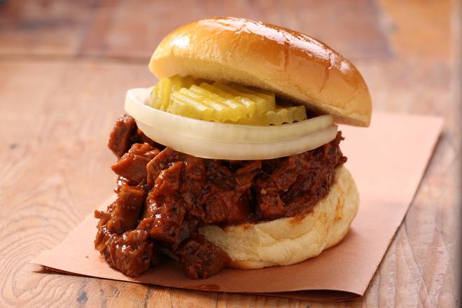 Order Chopped Brisket Sandwich food online from Hill Country Barbecue Market store, New York on bringmethat.com