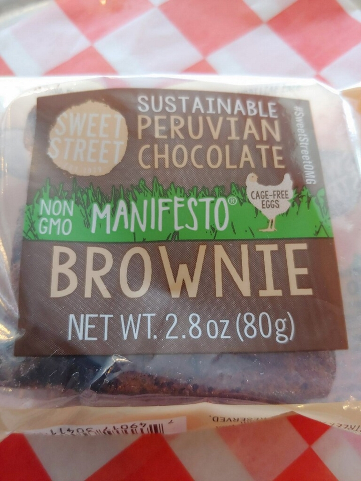 Order Sweet Street Peruvian Chocolate Brownie food online from Southside Flying Pizza store, Austin on bringmethat.com
