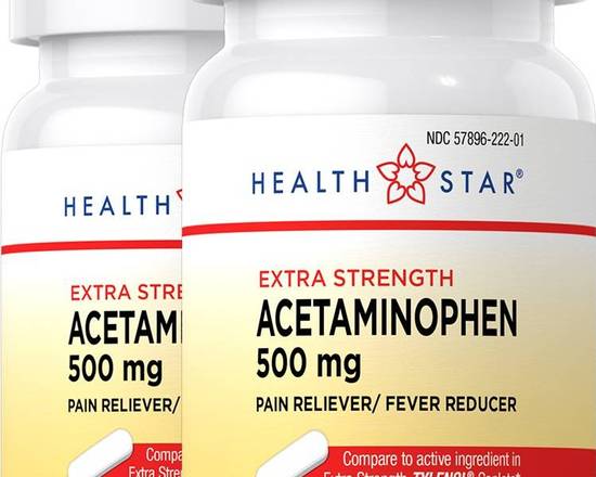 Order Acetaminophen Extra Strength - 100 Tablets - (Generic Tylenol)  food online from East Cooper Family Pharmacy store, Mt Pleasant on bringmethat.com