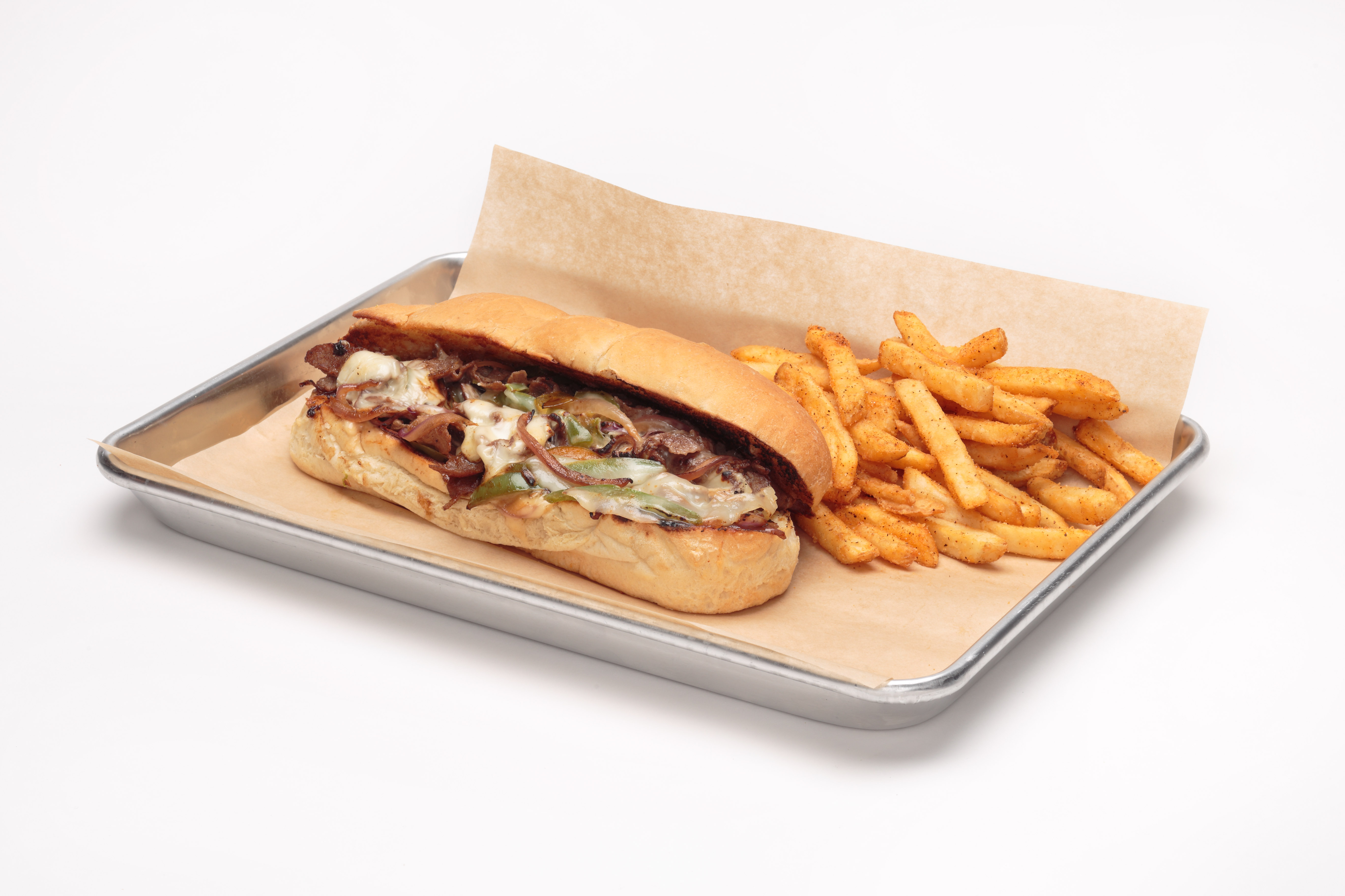 Order Philly Cheesesteak Sandwich food online from Oggi's Pizza and Brewing Co. - Apple Valley store, Apple Valley on bringmethat.com