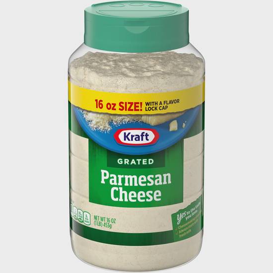 Order Kraft Grated Parmesan Cheese food online from Deerings Market store, Traverse City on bringmethat.com
