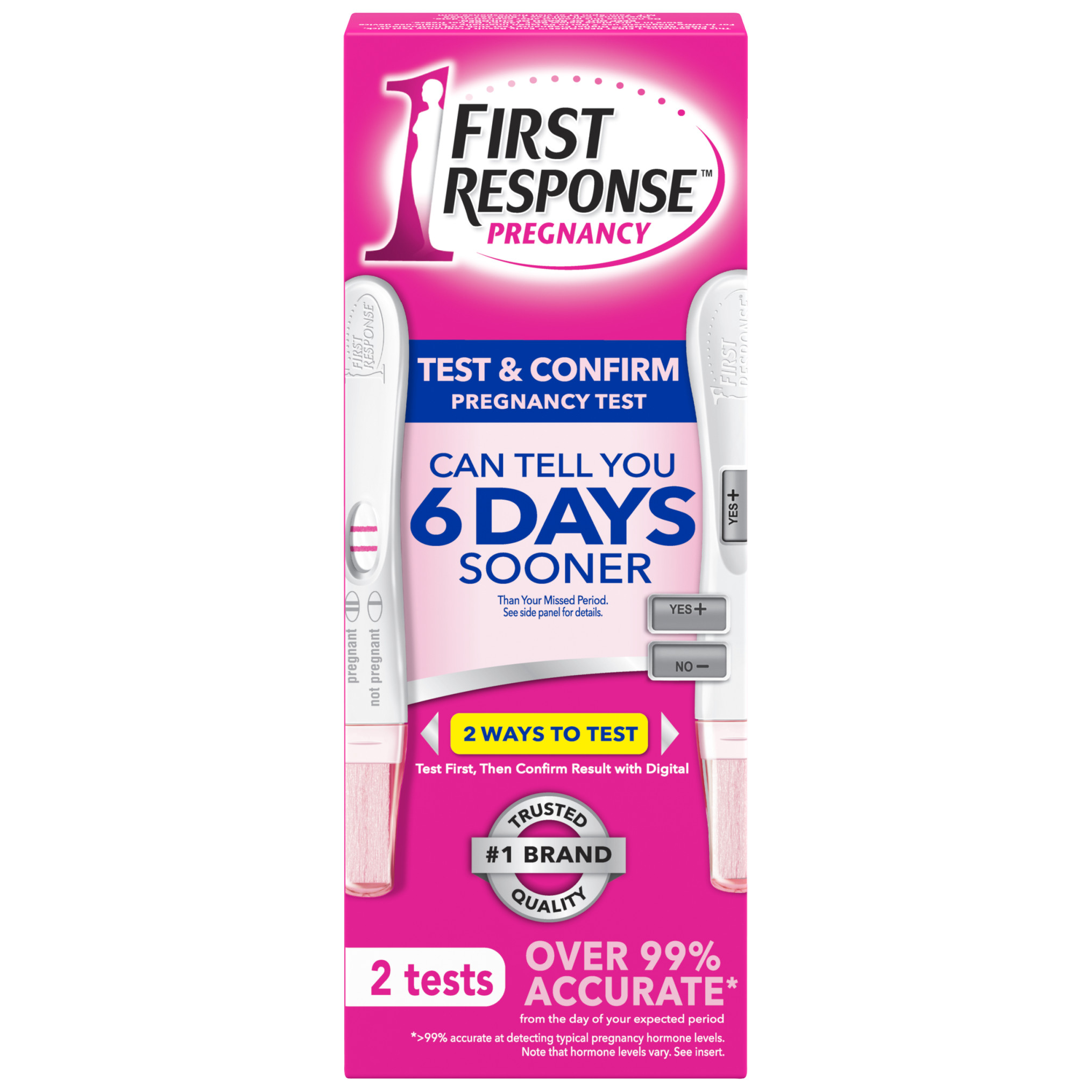Order First Response Pregnancy Test, Test & Confirm - 2 ct food online from Rite Aid store, MILLER PLACE on bringmethat.com