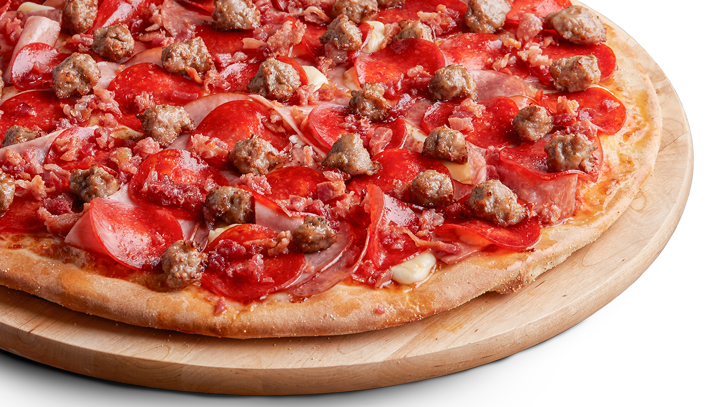 Order All Meat: Medium (12") food online from Pizza Guys store, Sacramento on bringmethat.com