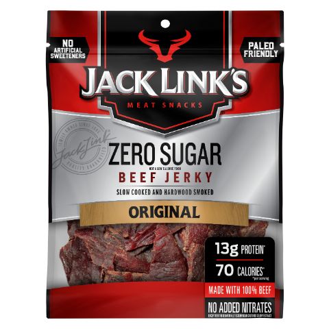 Order Jack Links Zero Sugar Jerky 2.6oz food online from 7-Eleven store, Lavon on bringmethat.com