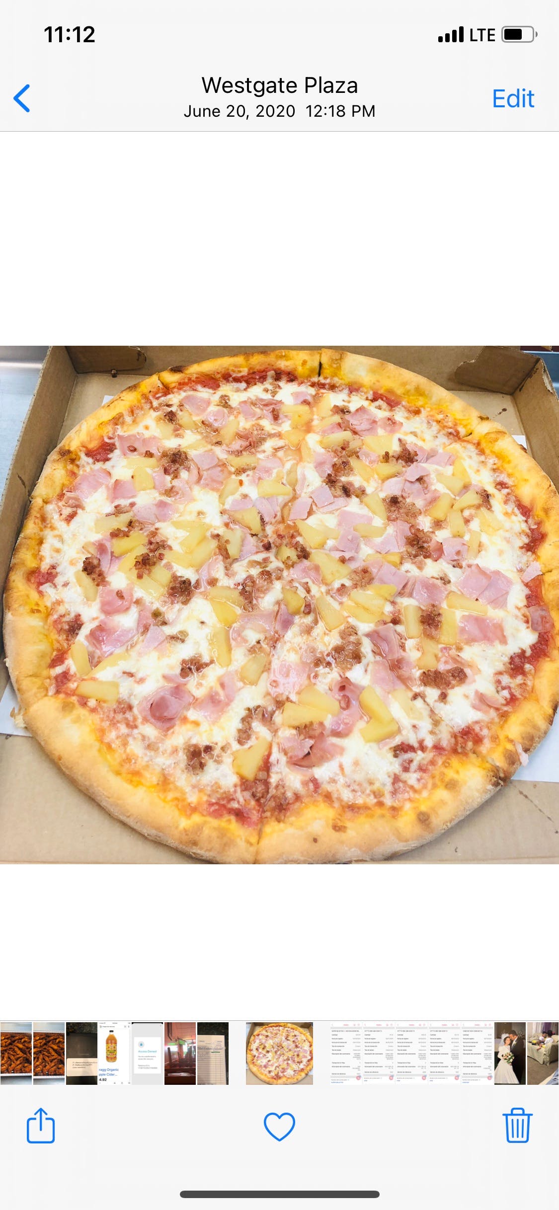 Order Hawaiian Pizza - Medium 14'' food online from Vip Pizza & Pasta store, Malvern on bringmethat.com