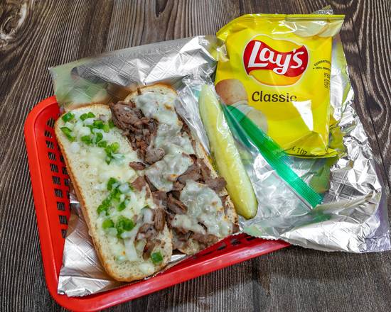 Order Philly Steak Sub food online from Mr. Edd Pizza Plus store, Clermont on bringmethat.com