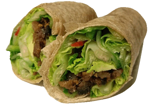 Order Asian Roasted Chicken Wrap food online from Natural Way Cafe store, Fair Lawn on bringmethat.com