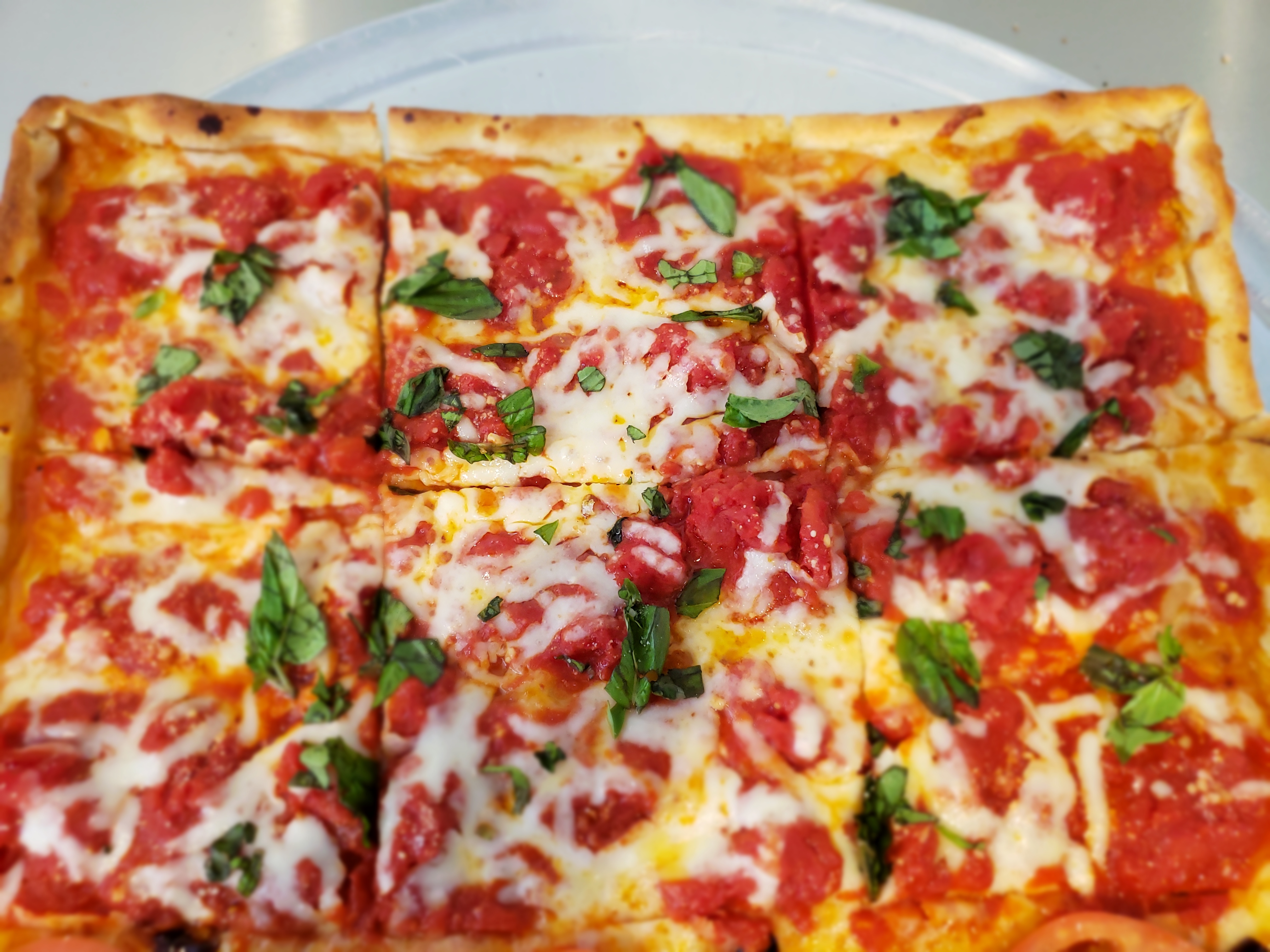 Order Grandma Pizza by the Slice food online from Big Joe Pizzeria store, East Meadow on bringmethat.com