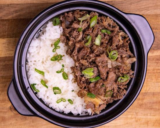 Order Beef Bulgogi w/rice food online from over the rice store, Rolling Hills Estates on bringmethat.com