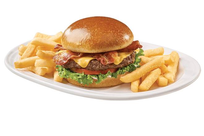 Order Bacon Cheeseburger food online from Friendly's store, Cortland on bringmethat.com