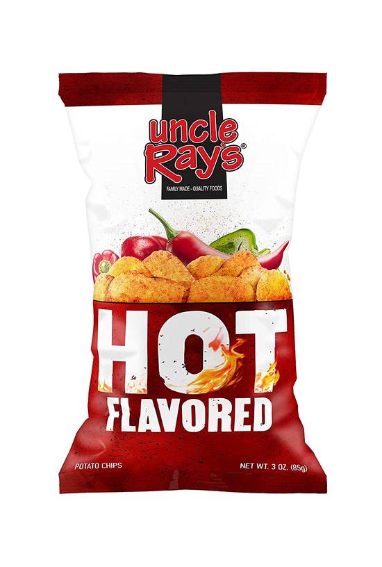 Order Uncle Ray's Hot Potato Chips food online from Exxon Food Mart store, Port Huron on bringmethat.com