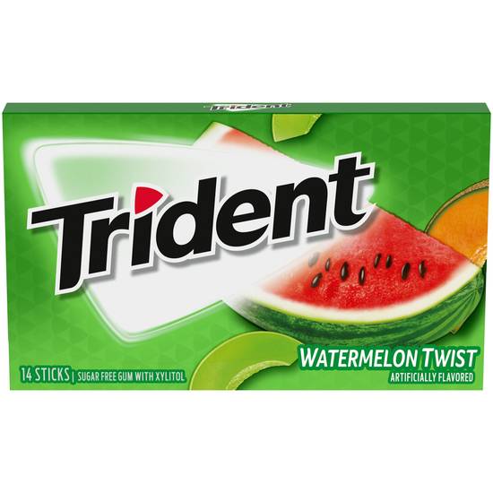 Order Trident Sugar Free Gum, Watermelon Twist, 14 CT food online from CVS store, FOWLER on bringmethat.com