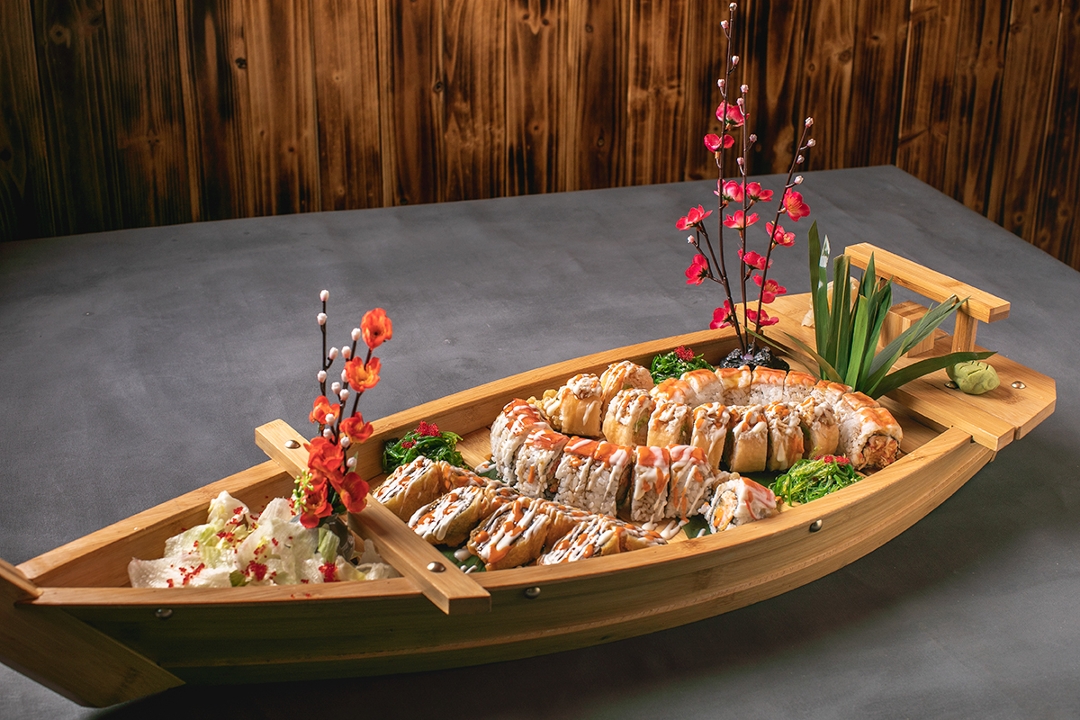 Order Boat Combo #1 food online from Yamachen Sushi store, Yorktown on bringmethat.com