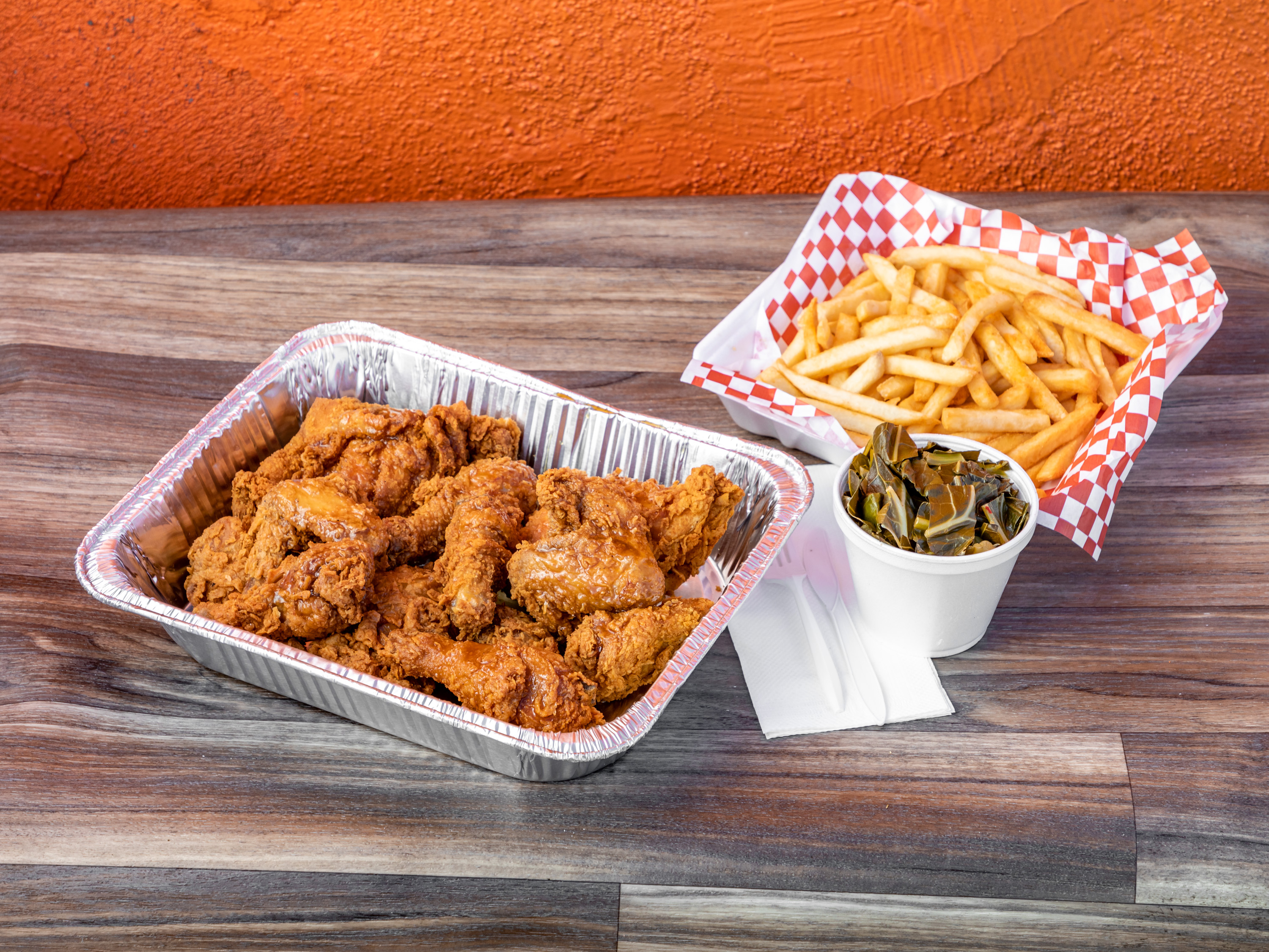 Order 10 Piece Honey Butter Chicken and 1 Large Side food online from Charlie Famous Fried Chicken store, Los Angeles on bringmethat.com