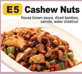Order E5. Cashew Nuts food online from Asian Pot Express store, Lewisville on bringmethat.com