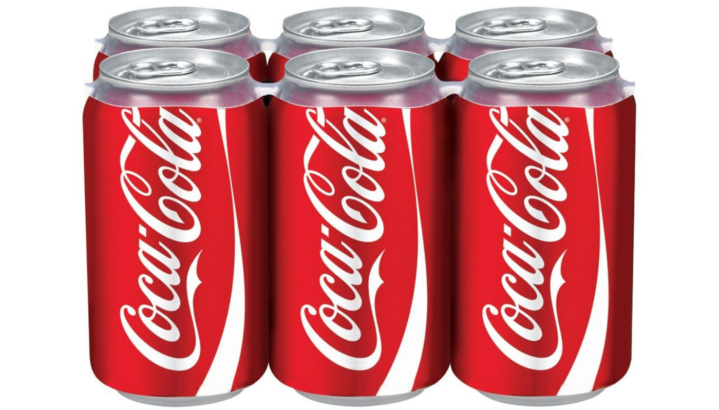 Order Coca Cola Classic 6 Pack 12oz Can food online from Ross Liquor store, Sylmar on bringmethat.com