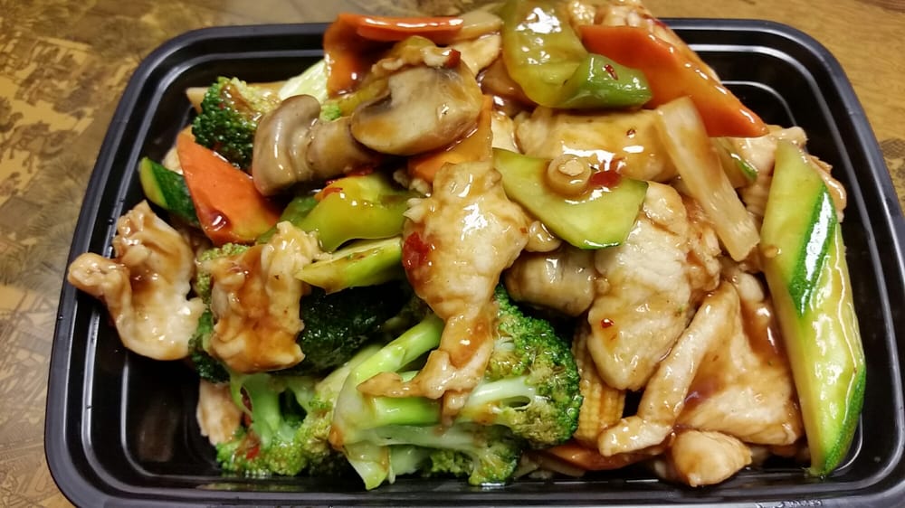 Order S22. Szechuan Chicken  food online from Asian Grill store, Enfield on bringmethat.com