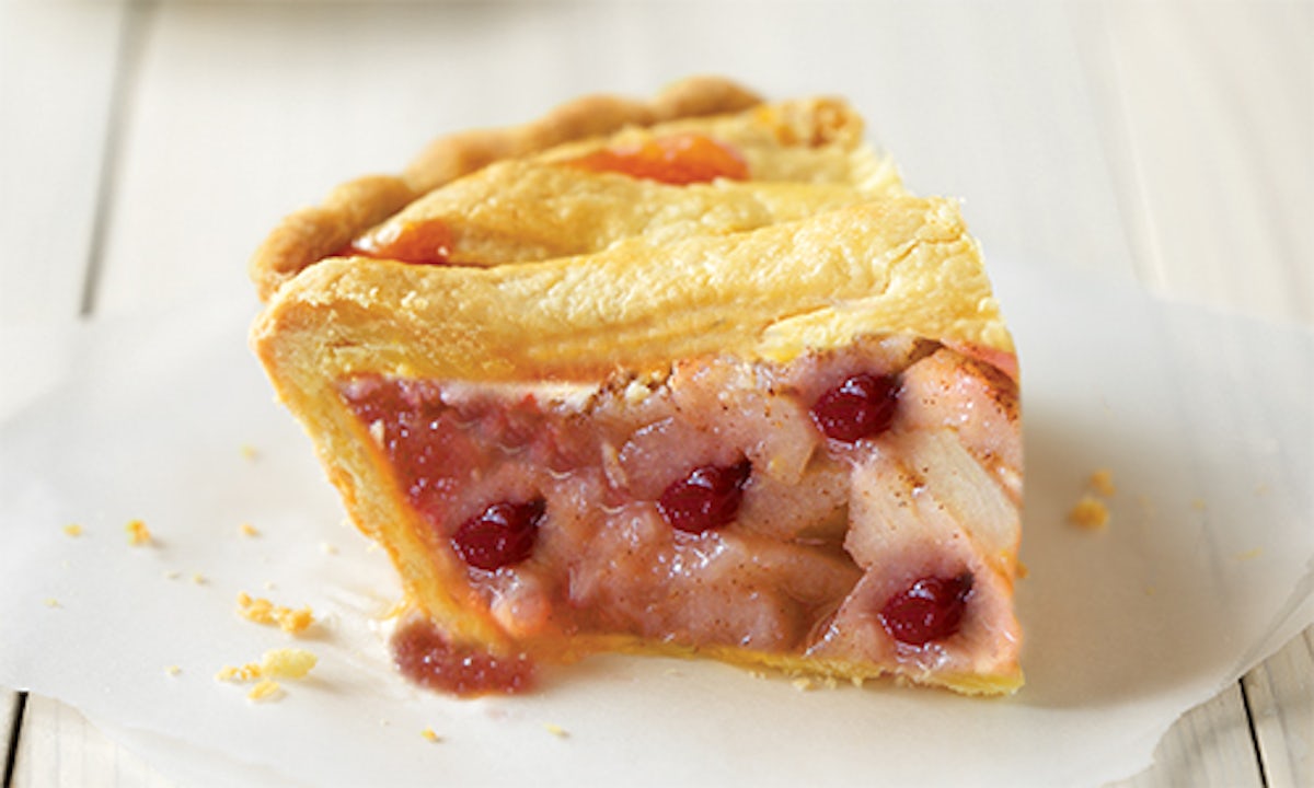 Order Apple Cranberry Lattice Pie Slice food online from Village Inn store, Papillion on bringmethat.com