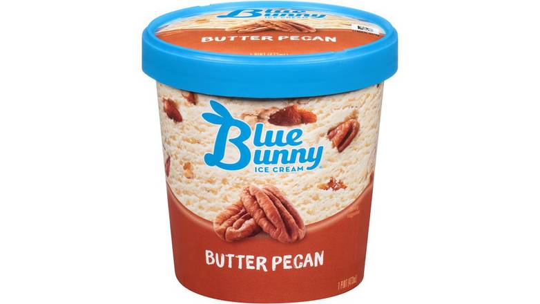 Order Blue Bunny Butter Pecan Ice Cream 16 Oz food online from Valero Food Mart store, Murrayville on bringmethat.com