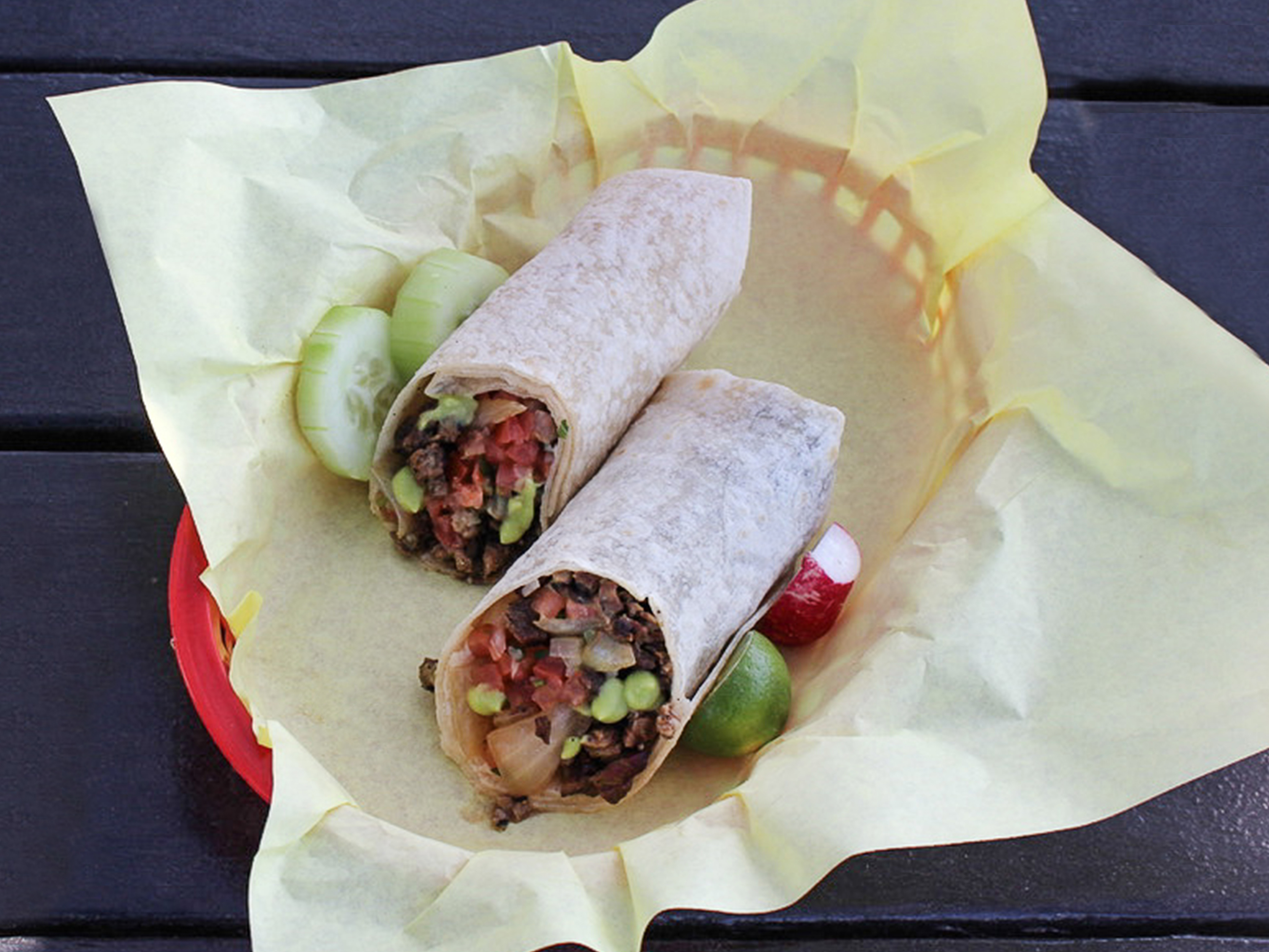 Order Carne Asada Burrito food online from America's Taco Shop store, Phoenix on bringmethat.com