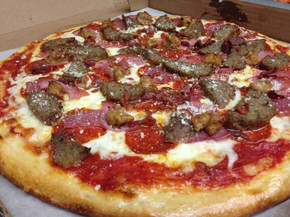 Order 8" Personal Meaty Amore Pizza food online from Surfside Pizza store, San Clemente on bringmethat.com