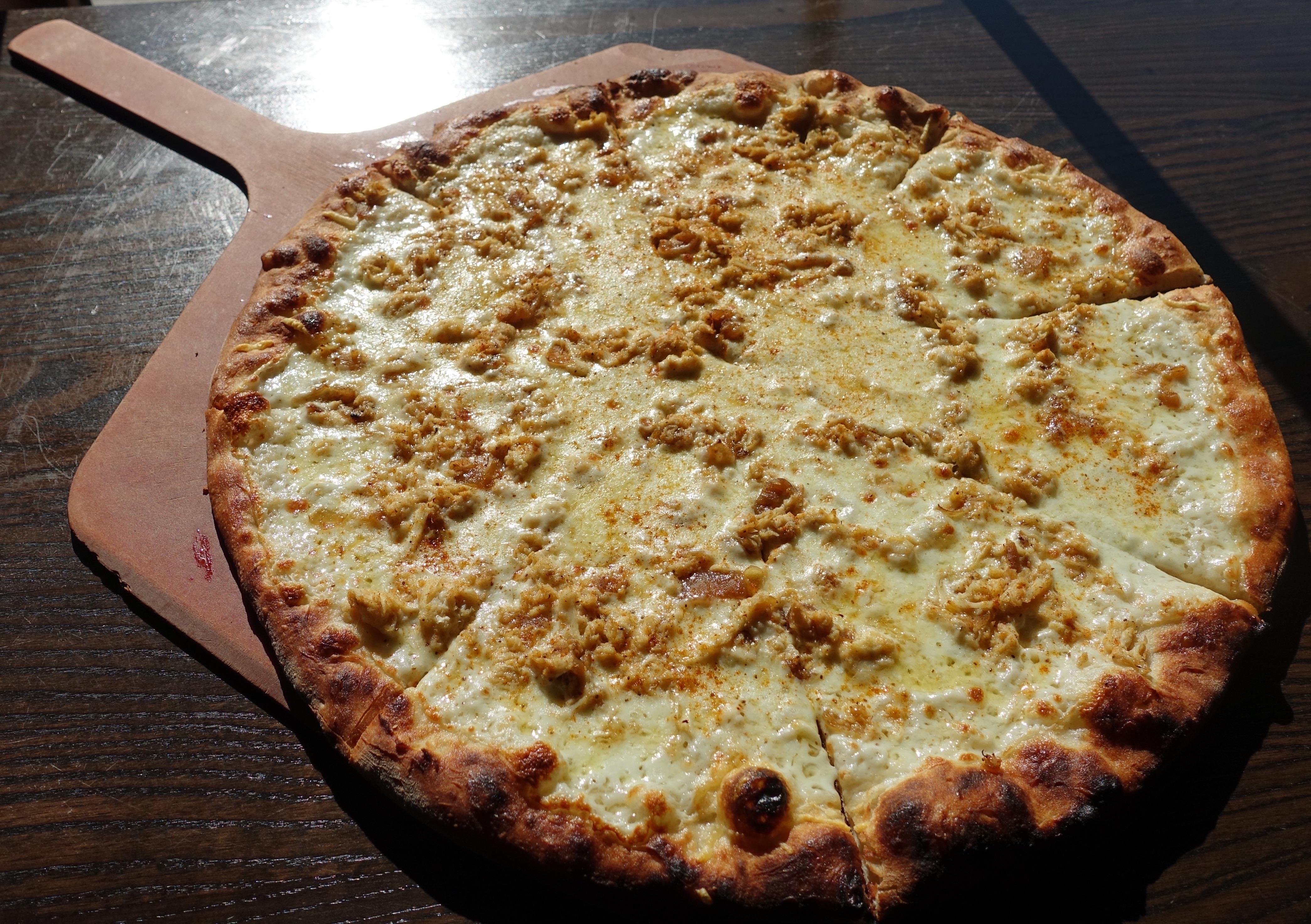 Order &gt; 12" Crab Pizza food online from Coal Fire Pizza store, Cockeysville on bringmethat.com