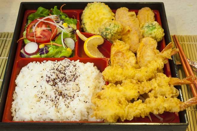 Order 5. Shrimps & Mixed Veg. Tempura Set food online from Bento Ya store, Los Angeles on bringmethat.com