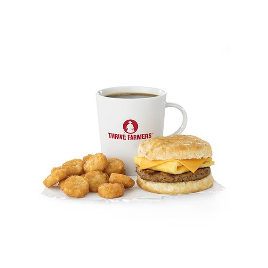 Order Sausage, Egg, & Cheese Biscuit Meal food online from Chick-fil-A store, West Des Moines on bringmethat.com