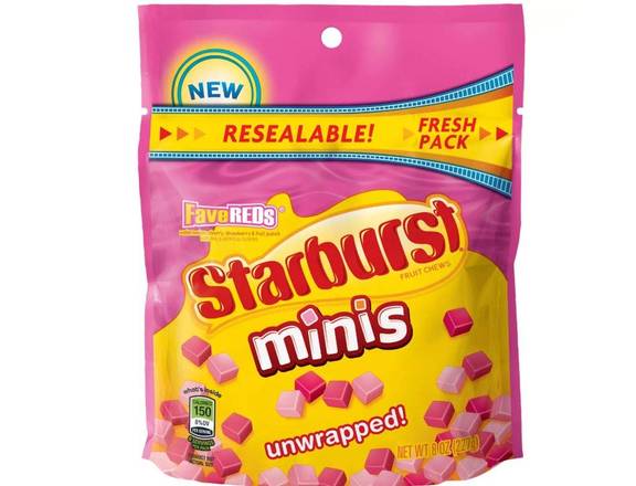 Order Starburst Favereds Minis Fruit Chews Candy food online from Exxon Food Mart store, Port Huron on bringmethat.com