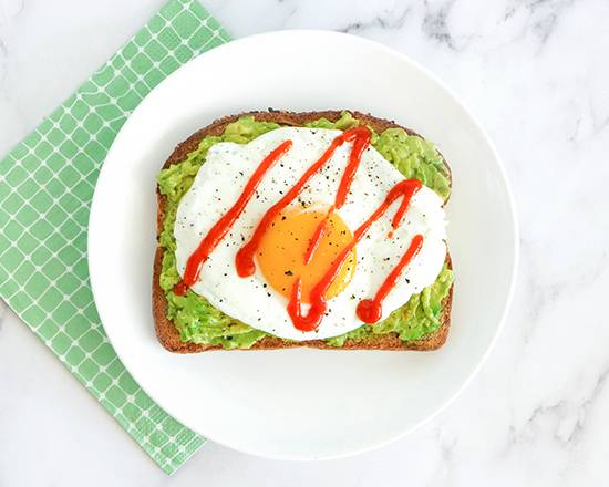 Order Sunny Side Avocado Toast food online from Smashmouth Burgers store, Fresno on bringmethat.com
