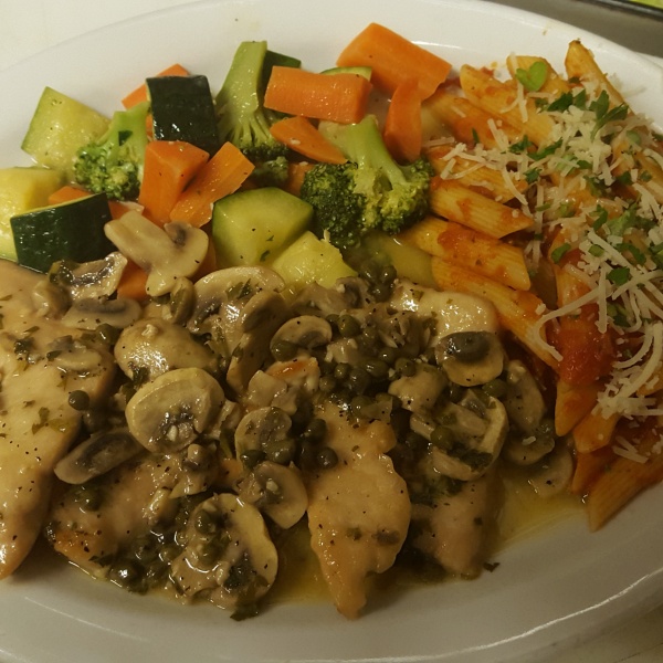 Order Chicken Piccata food online from Zorbas Pizza store, Millbrae on bringmethat.com