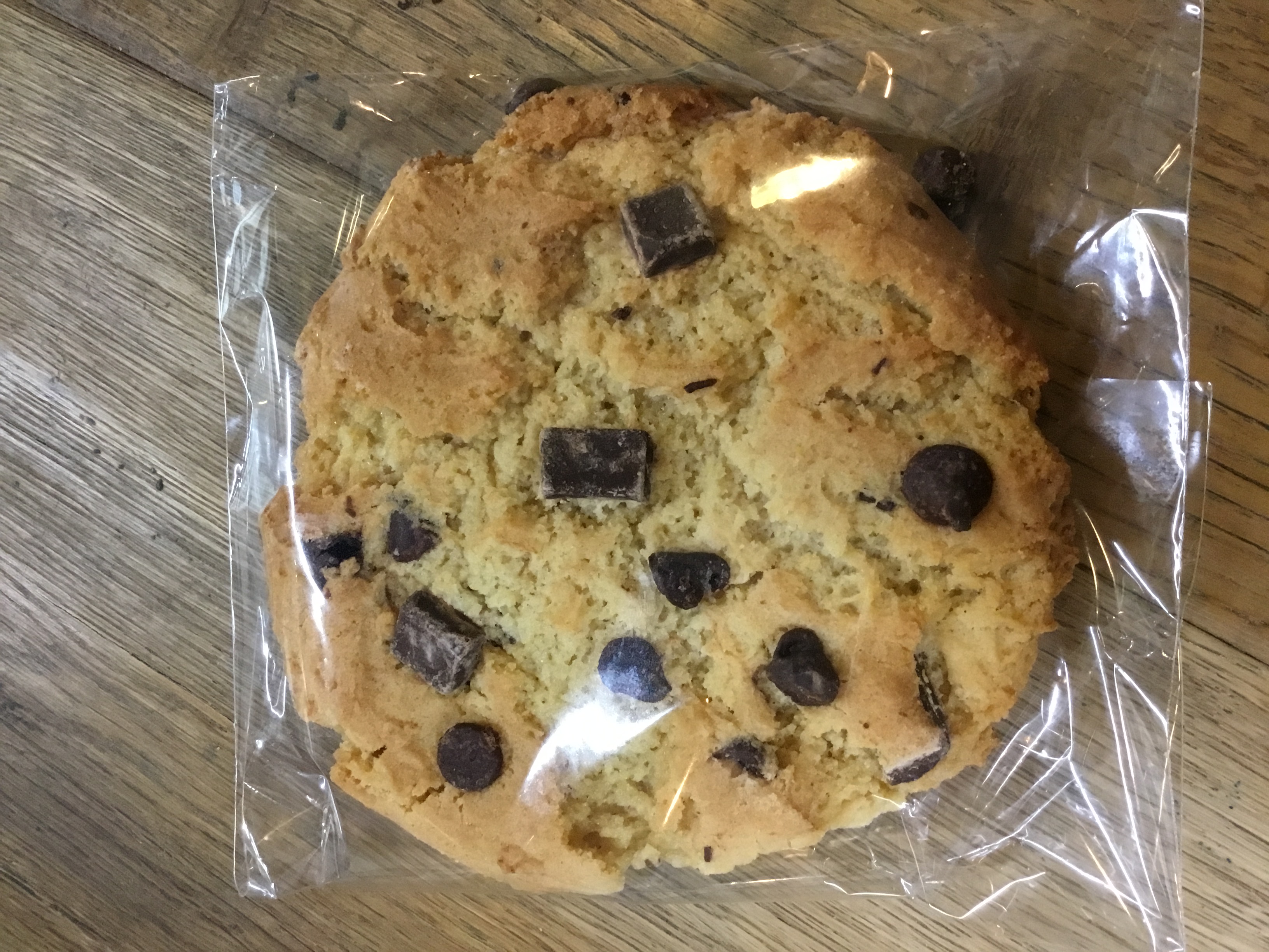 Order Large chocolate chip cookie  food online from Liberty Bagels store, New York on bringmethat.com