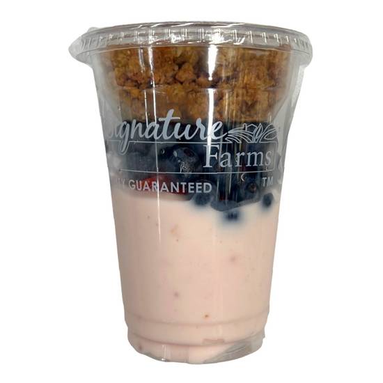 Order Yogurt Parfait Strawberry with Strawberry & Blueberry (12 oz) food online from Albertsons store, Highland on bringmethat.com