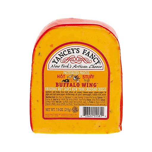 Order Yancey's Fancy Buffalo Wing Cheddar (7.6 OZ) 97153 food online from BevMo! store, Milpitas on bringmethat.com
