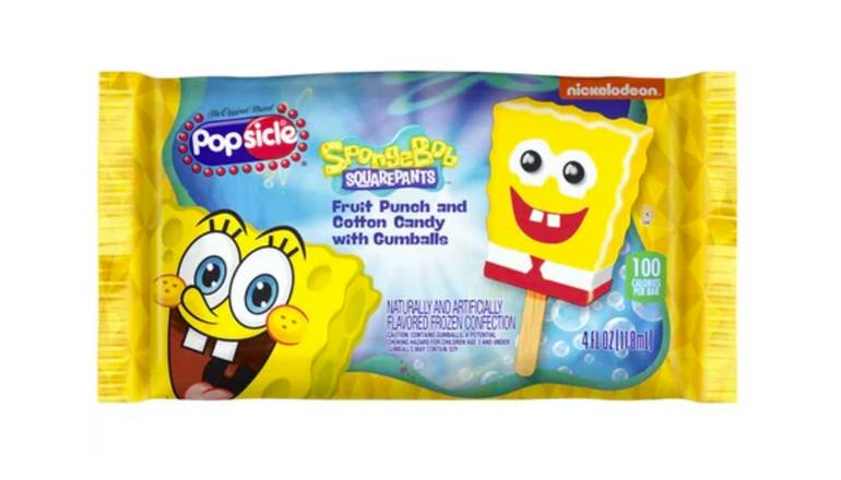 Order Sponge Bob Ice Pop 3.8oz food online from QuickChek store, Washington on bringmethat.com